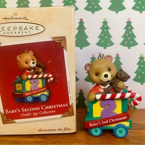 Hallmark Keepsake Ornament “Baby’s Second Christmas” 2003